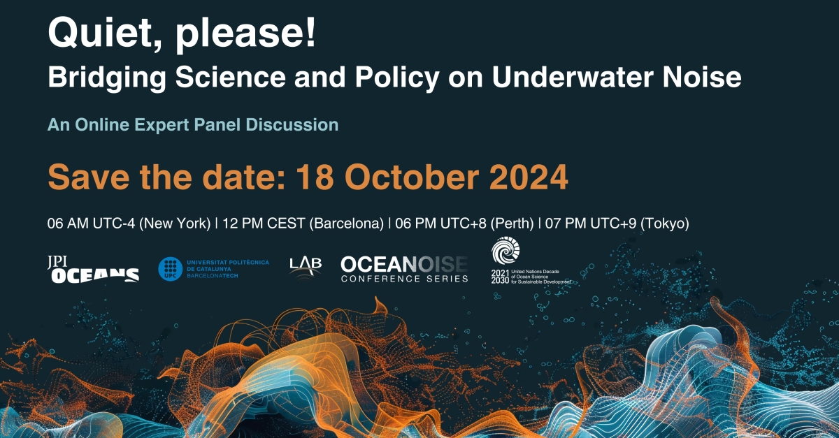 Quiet Please Bridging Science And Policy On Underwater Noise Jpi Oceans Quiet Please Bridging Science And Policy On Underwater Noise Jpi Oceans